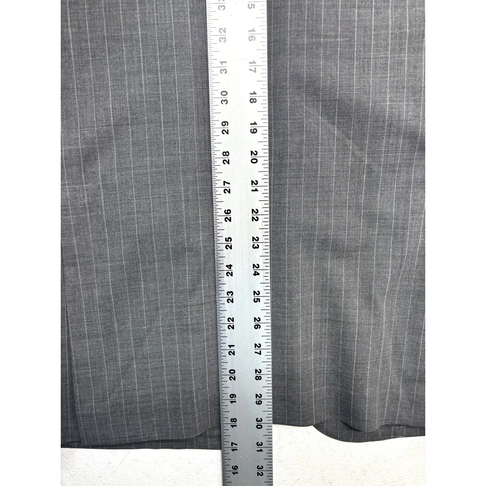 Brooks Brothers 42R 33x30 Gray Pinstripe 2pc Pant Suit Regent Brookscool‎ Canvas